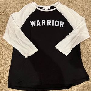 NWOT women’s Spiritual Gangster baseball t, sz lg